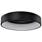 Nuvo 62-1454R1 Black Orbit - 30 Watt Led Flush Mount - Black Finish Image 1