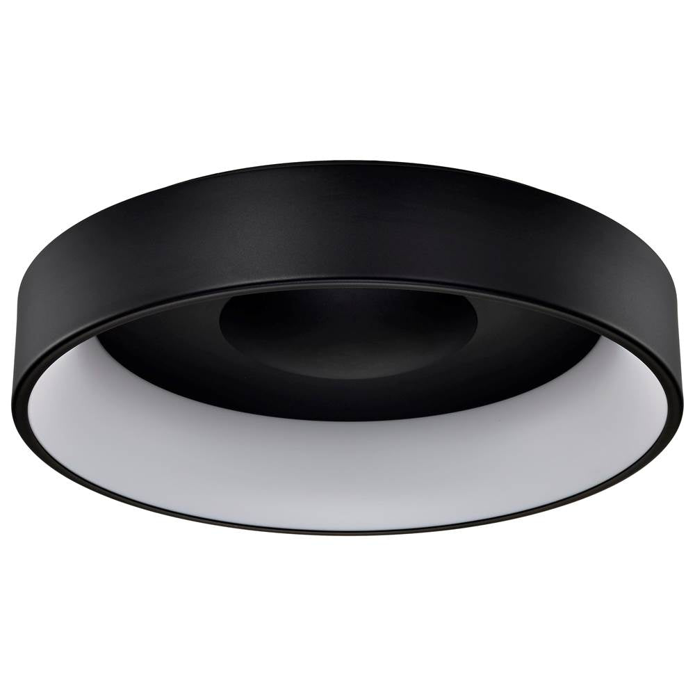 Nuvo 62-1454R1 Black Orbit - 30 Watt Led Flush Mount - Black Finish Image 9