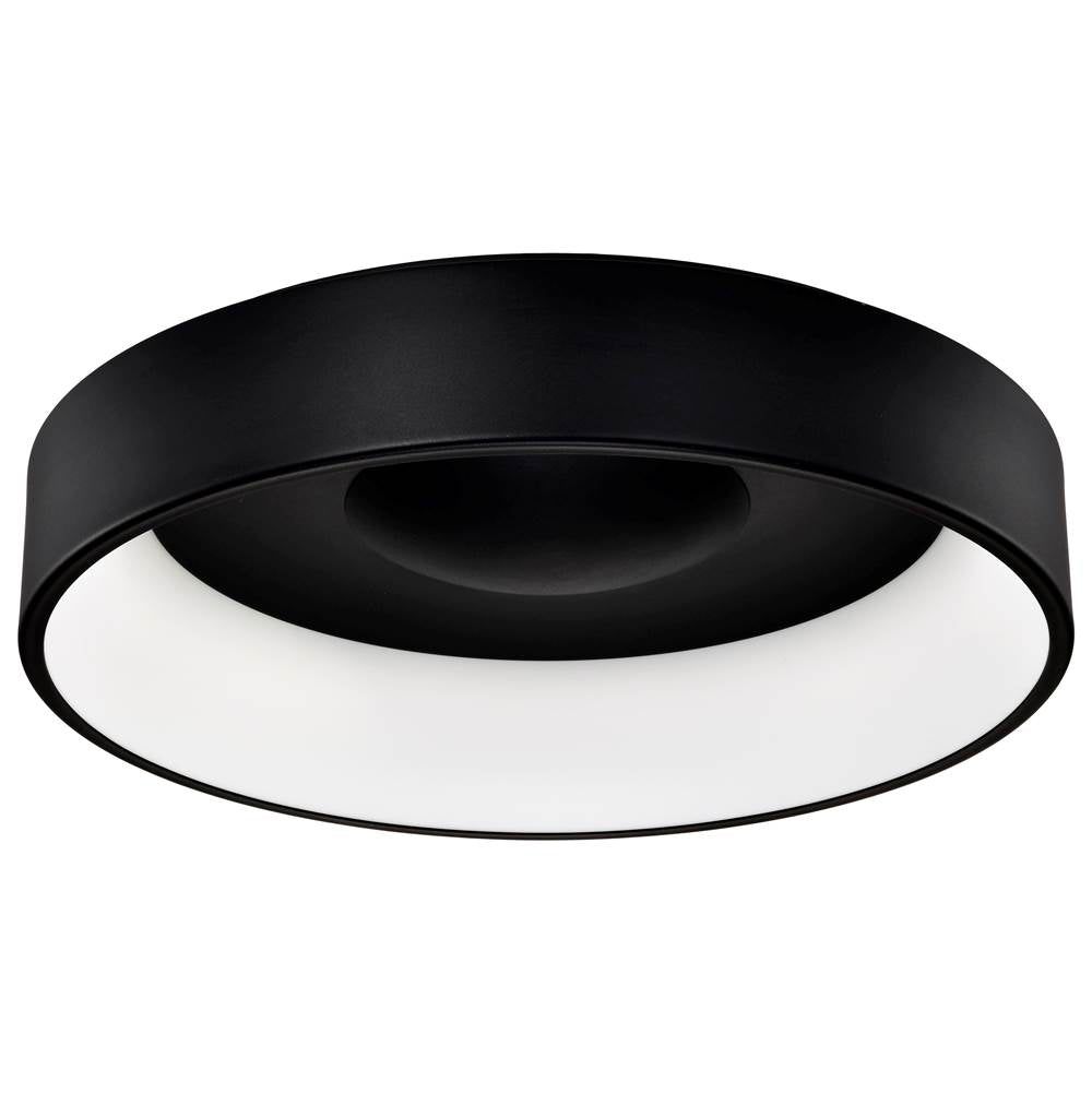 Nuvo 62-1454R1 Black Orbit - 30 Watt Led Flush Mount - Black Finish Image 6