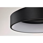 Nuvo 62-1454R1 Black Orbit - 30 Watt Led Flush Mount - Black Finish Image 2
