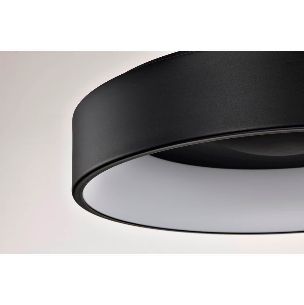 Nuvo 62-1454R1 Black Orbit - 30 Watt Led Flush Mount - Black Finish Image 2