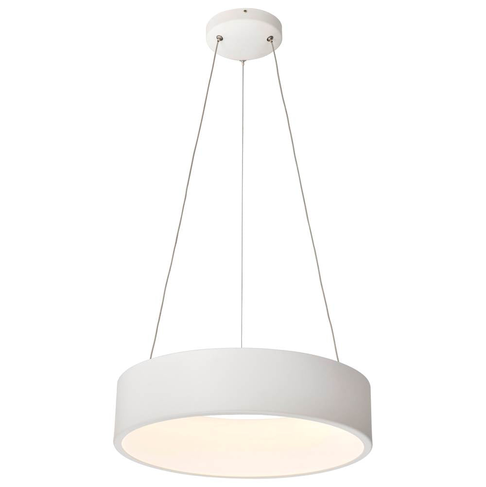Nuvo Orbit - 20 Watt Led Pendant - White Finish
