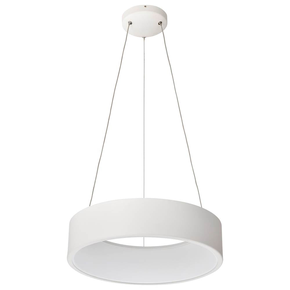 Nuvo 62-1455R1 White Orbit - 20 Watt Led Pendant - White Finish Image 9