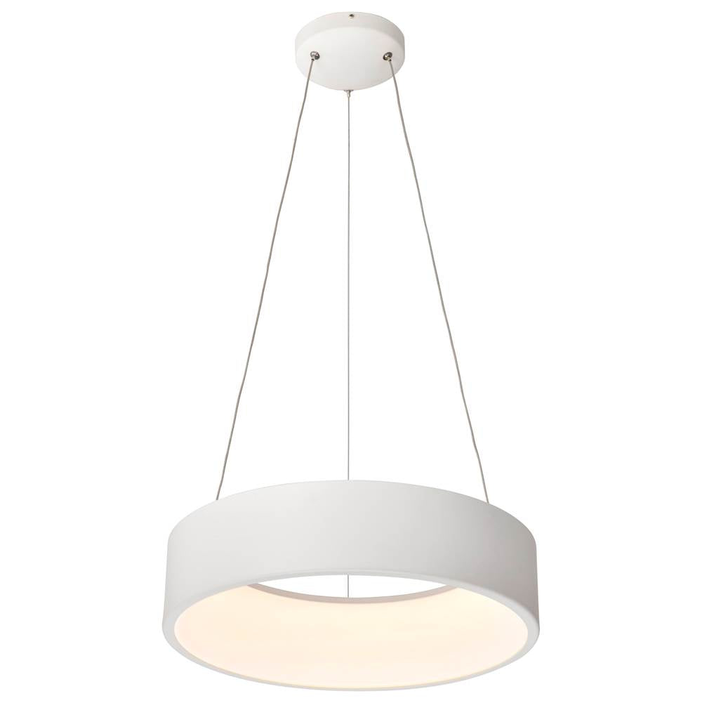 Nuvo 62-1455R1 White Orbit - 20 Watt Led Pendant - White Finish Image 8