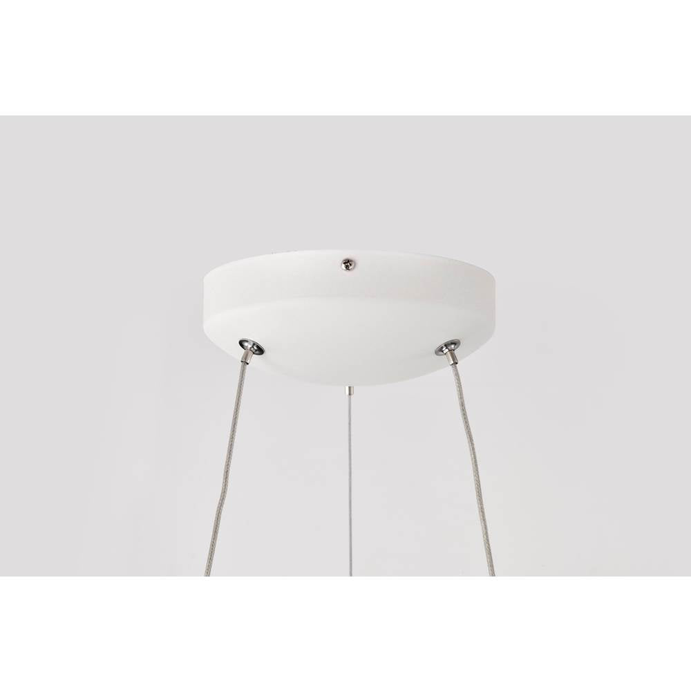 Nuvo 62-1455R1 White Orbit - 20 Watt Led Pendant - White Finish Image 3