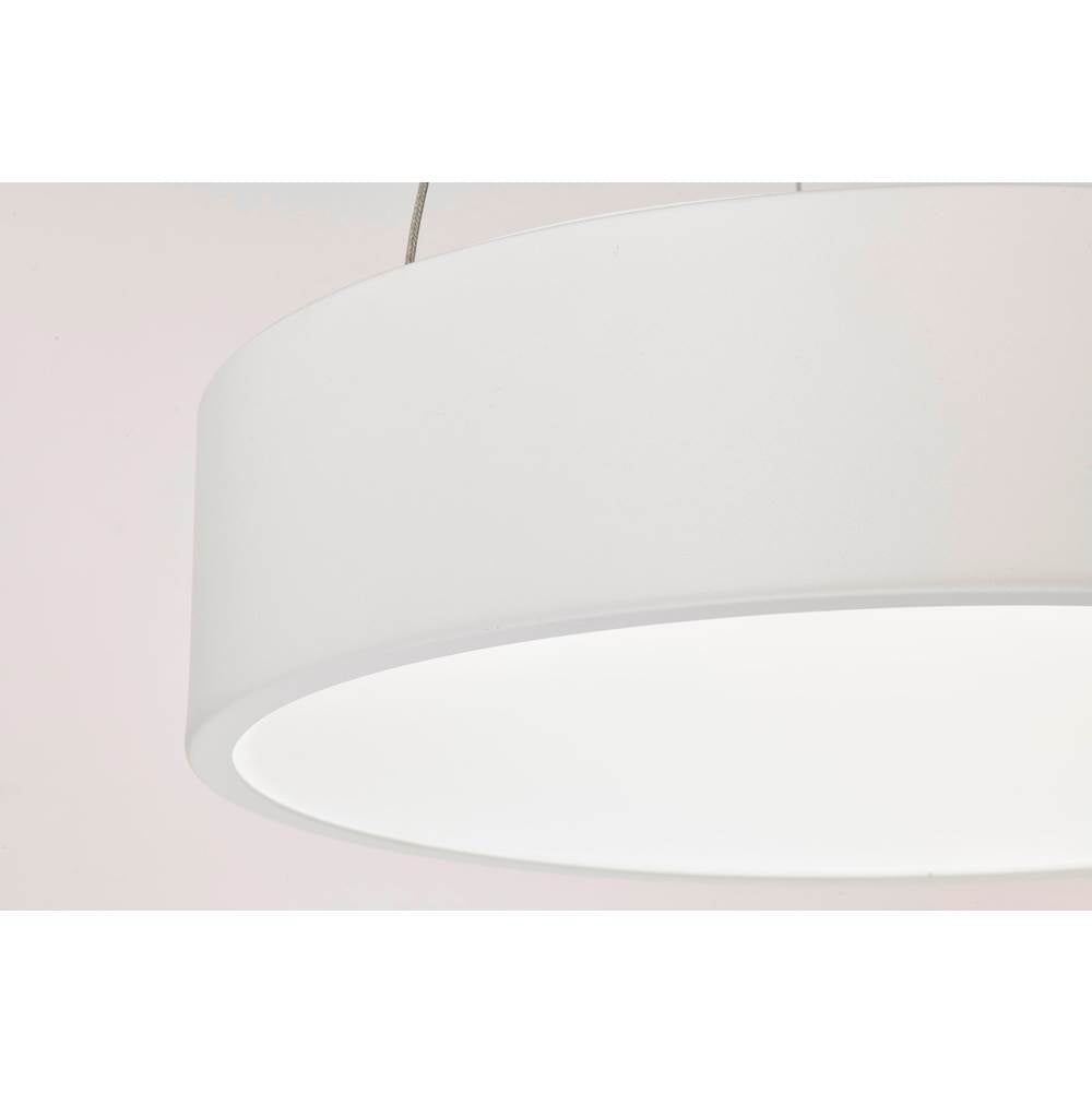 Nuvo 62-1455R1 White Orbit - 20 Watt Led Pendant - White Finish Image 2