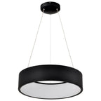 Nuvo 62-1456R1 Black Orbit - 20 Watt Led Pendant - Black Finish Image 1