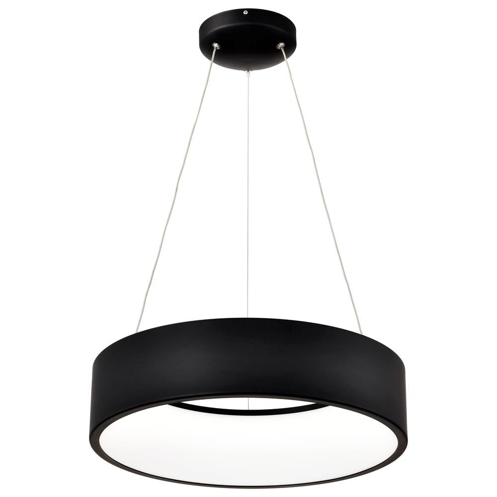 Nuvo Orbit - 20 Watt Led Pendant - Black Finish