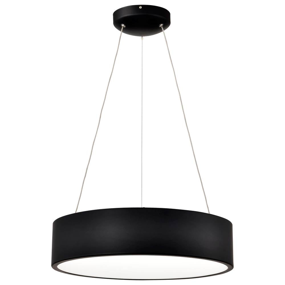 Nuvo 62-1456R1 Black Orbit - 20 Watt Led Pendant - Black Finish Image 8