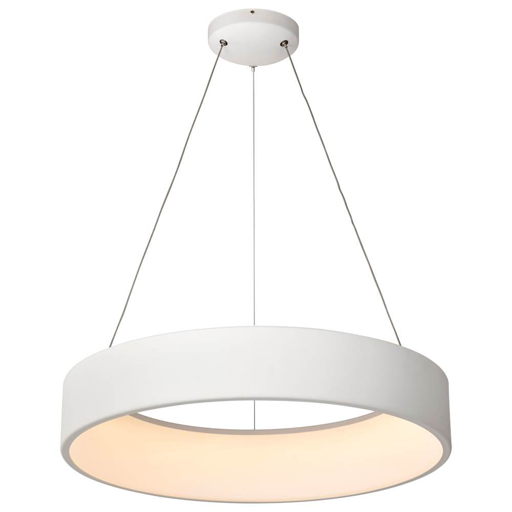 Nuvo Orbit - 30 Watt Led Pendant - White Finish