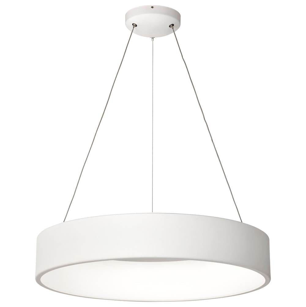 Nuvo 62-1457R1 White Orbit - 30 Watt Led Pendant - White Finish Image 4