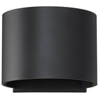 Nuvo 62-1464R1 Matte Black Lightgate Led Round Sconce Image 1