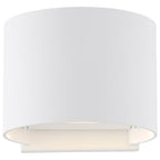 Nuvo 62-1465R1 Matte White Lightgate Led Round Sconce Image 1