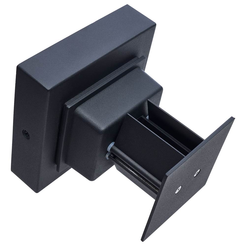 Nuvo 62-1466R1 Matte Black Lightgate Led Square Sconce Image 2