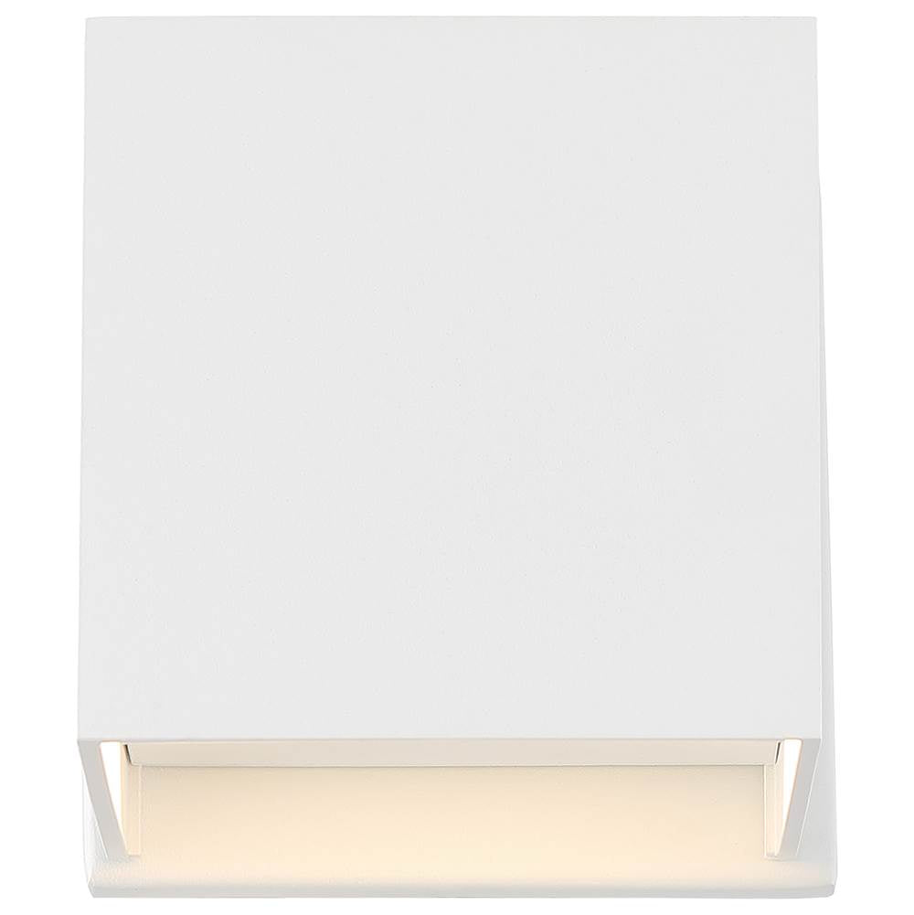 Nuvo 62-1467R1 Matte White Lightgate Led Square Sconce Image 1