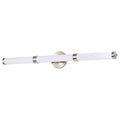 Nuvo Kagen Large Vanity; Led; Brushed Nickel Finish; White Acrylic Lens
