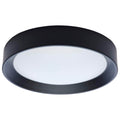 Nuvo Selene; 13 Inch Led Flush Mount; Cct Selectable; Black Finish