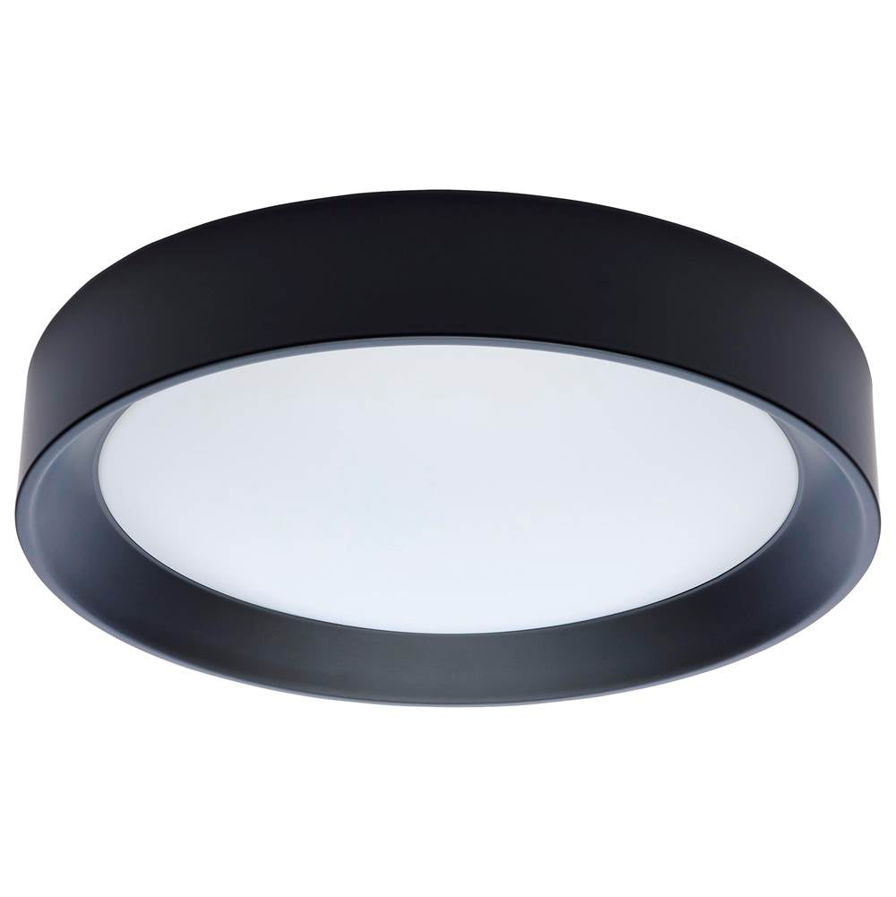 Nuvo Selene; 13 Inch Led Flush Mount; Cct Selectable; Black Finish