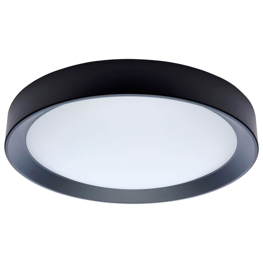 Nuvo Selene; 17 Inch Led Flush Mount; Cct Selectable; Black Finish