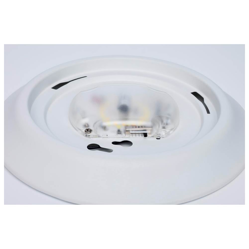 Nuvo 62-1800R1 White 7 Inch Led Disk Light - 27k/3k/35k/4k/5k Cct Selectable - White Finish - 6 Unit Contractor Pack Image 6