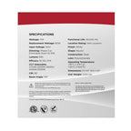 Nuvo 62-1800R1 White 7 Inch Led Disk Light - 27k/3k/35k/4k/5k Cct Selectable - White Finish - 6 Unit Contractor Pack Image 2