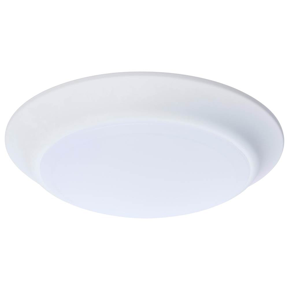 Nuvo 62-1801R1 White 7'' Led Disk Light White Finish Image 1