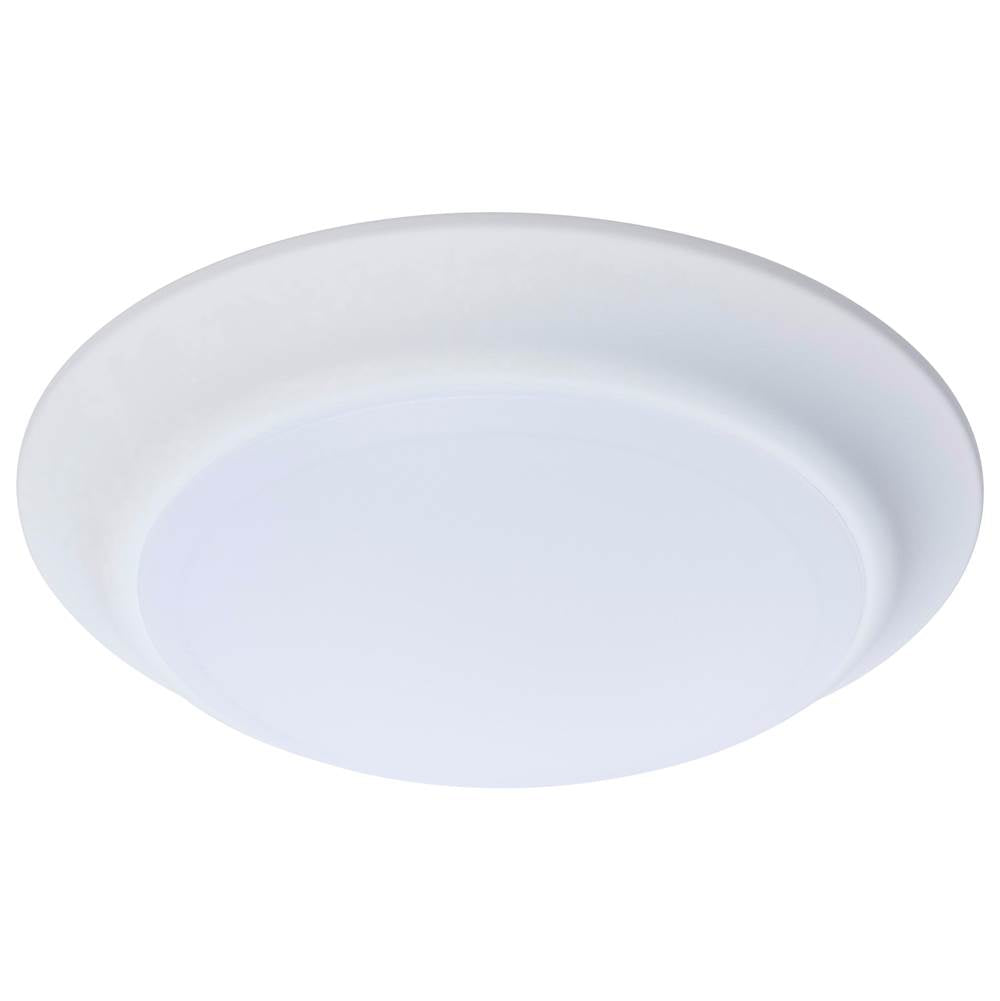 Nuvo  7'' Led Disk Light White Finish