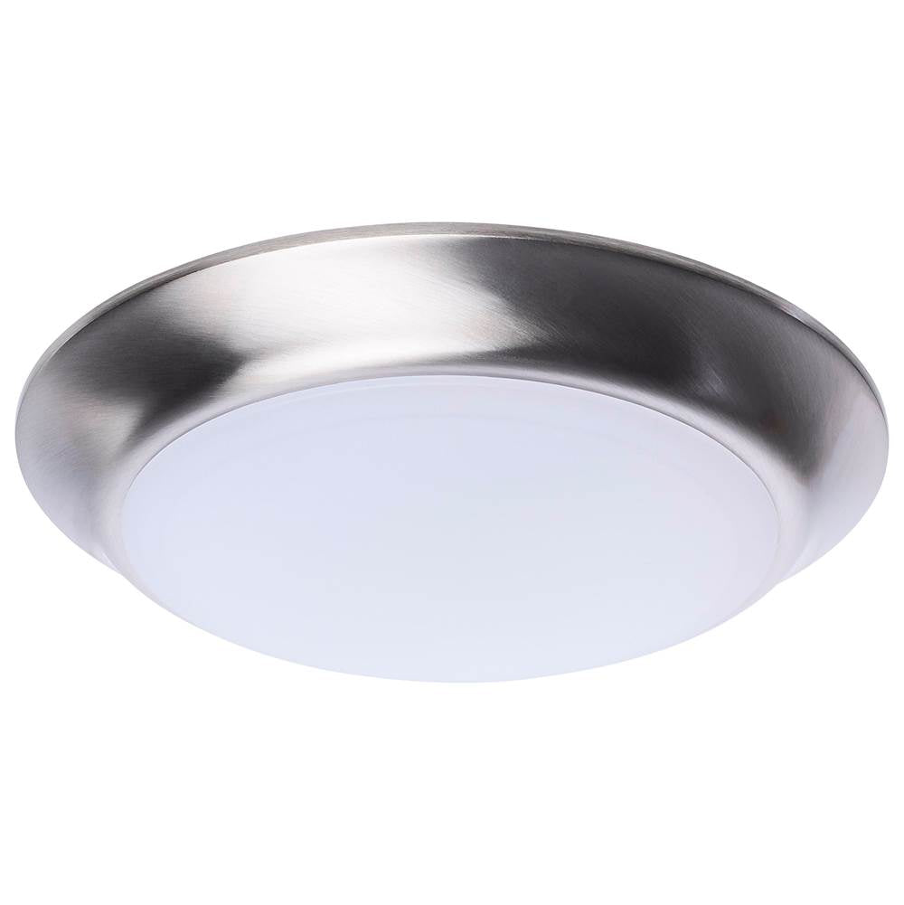Nuvo 62-1802R1 Brushed Nickel 7'' Led Disk Light Bn Finish Image 1