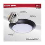 Nuvo 62-1803R1 Bronze 7'' Led Disk Light Bronze Finis Image 3