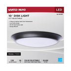 Nuvo 62-1813R1 Bronze 10'' Led Disk Light Bronze Fin Image 4