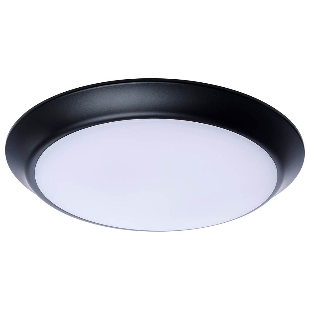 Nuvo 62-1814R1 Black 10'' Led Disk Light Black Fin Image 1