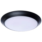 Nuvo 62-1814R1 Black 10'' Led Disk Light Black Fin Image 1
