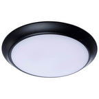 Nuvo  10'' Led Disk Light Black Fin