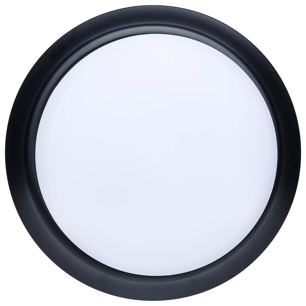 Nuvo 62-1814R1 Black 10'' Led Disk Light Black Fin Image 8