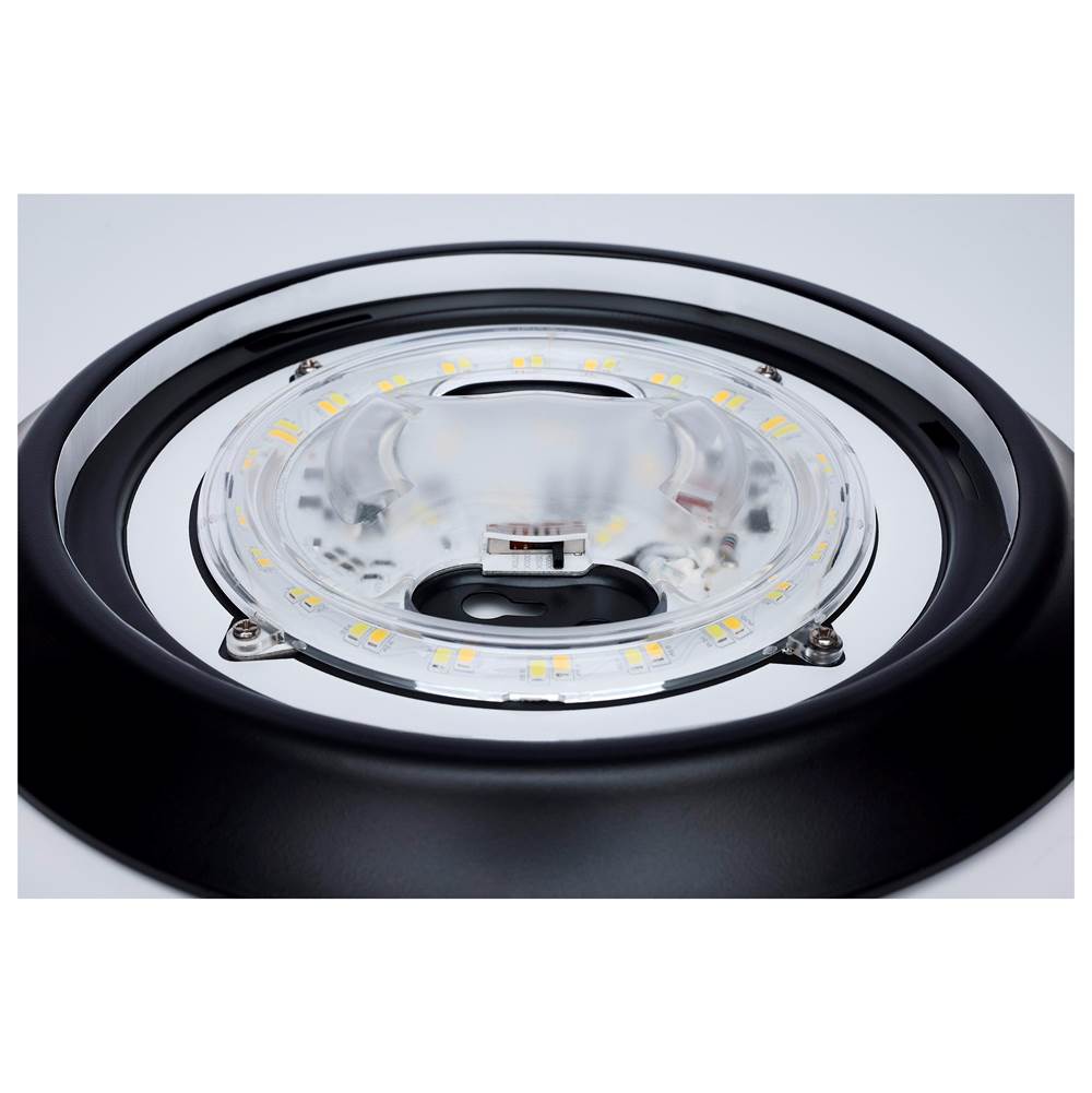 Nuvo 62-1814R1 Black 10'' Led Disk Light Black Fin Image 6