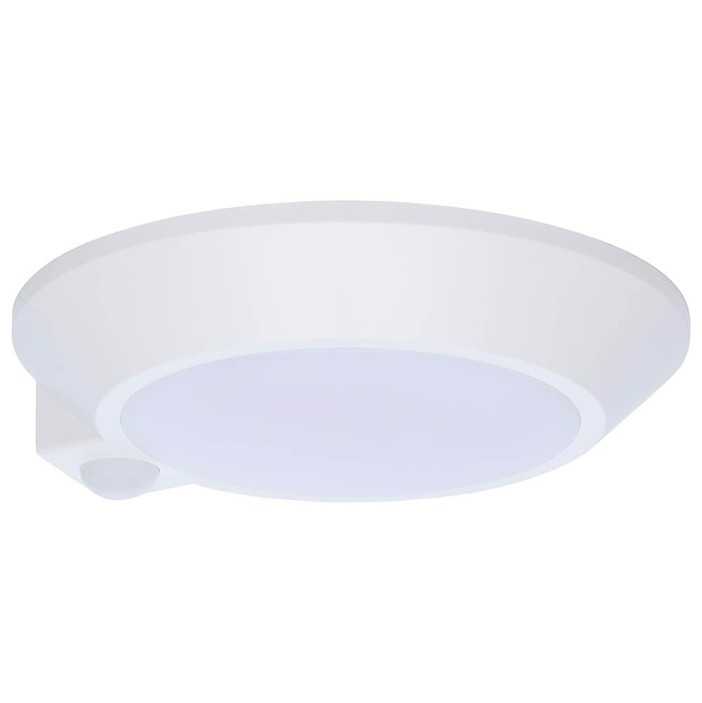 Nuvo 62-1820R1 White 7'' Led Disk Light W/ Occ White Image 1