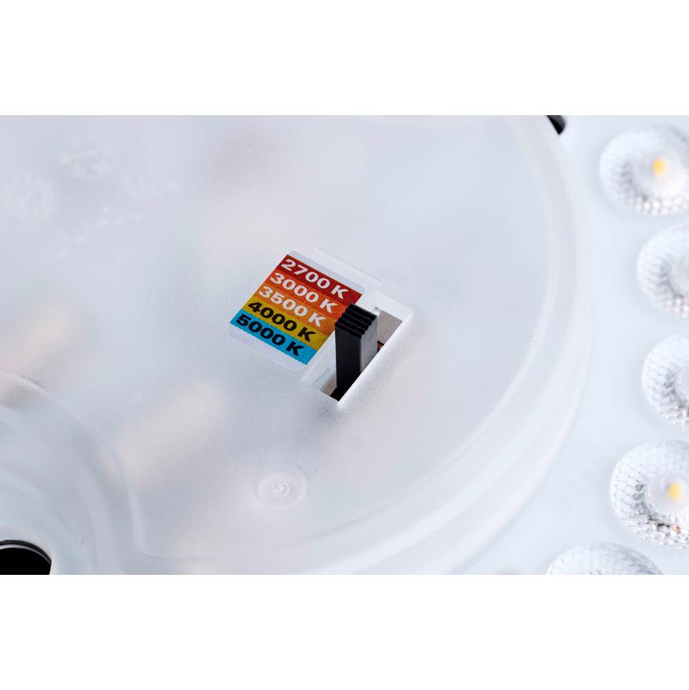 Nuvo 62-1852 White 14 Inch Led Cloud Fixture - 15 Watts - 27k/30k/35k/40k/50k Cct Selectable - Round Shape - White Finish - 120 Volt Image 4