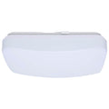 Nuvo 62-1855 White 11 Inch Led Cloud Fixture With Sensor - 11.5 Watts - 27k/30k/35k/40k/50k Cct Selectable - Square Shape - White Finish - 120 Volt Image 1