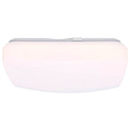 Nuvo  11 Inch Led Cloud Fixture With Sensor - 11.5 Watts - 27k/30k/35k/40k/50k Cct Selectable - Square Shape - White Finish - 120 Volt