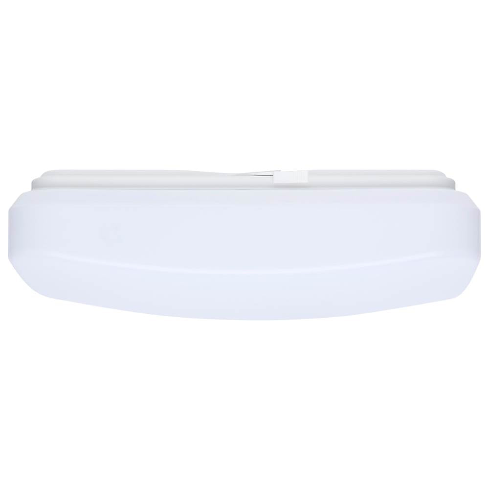 Nuvo 62-1855 White 11 Inch Led Cloud Fixture With Sensor - 11.5 Watts - 27k/30k/35k/40k/50k Cct Selectable - Square Shape - White Finish - 120 Volt Image 9