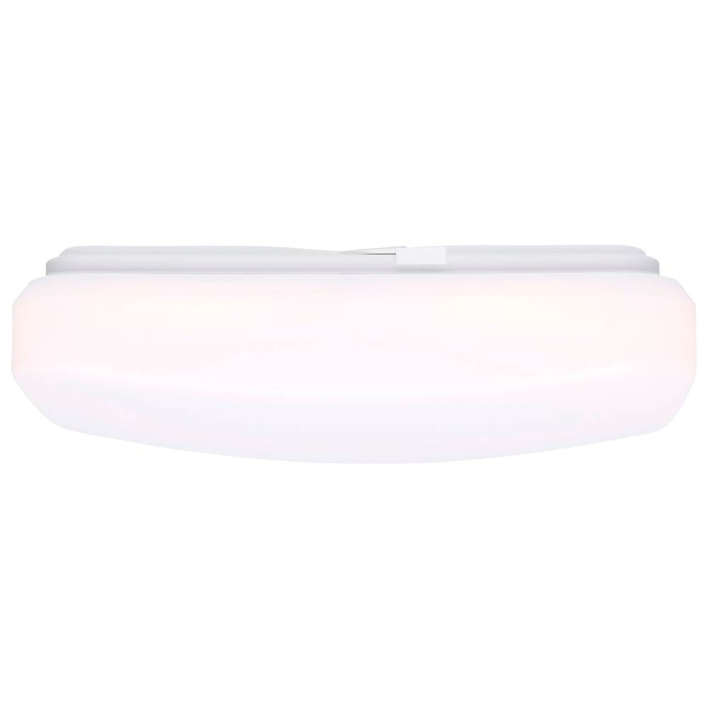 Nuvo 62-1855 White 11 Inch Led Cloud Fixture With Sensor - 11.5 Watts - 27k/30k/35k/40k/50k Cct Selectable - Square Shape - White Finish - 120 Volt Image 8