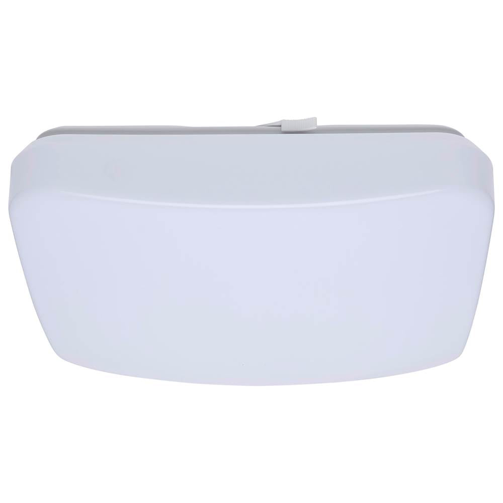 Nuvo 62-1855 White 11 Inch Led Cloud Fixture With Sensor - 11.5 Watts - 27k/30k/35k/40k/50k Cct Selectable - Square Shape - White Finish - 120 Volt Image 7