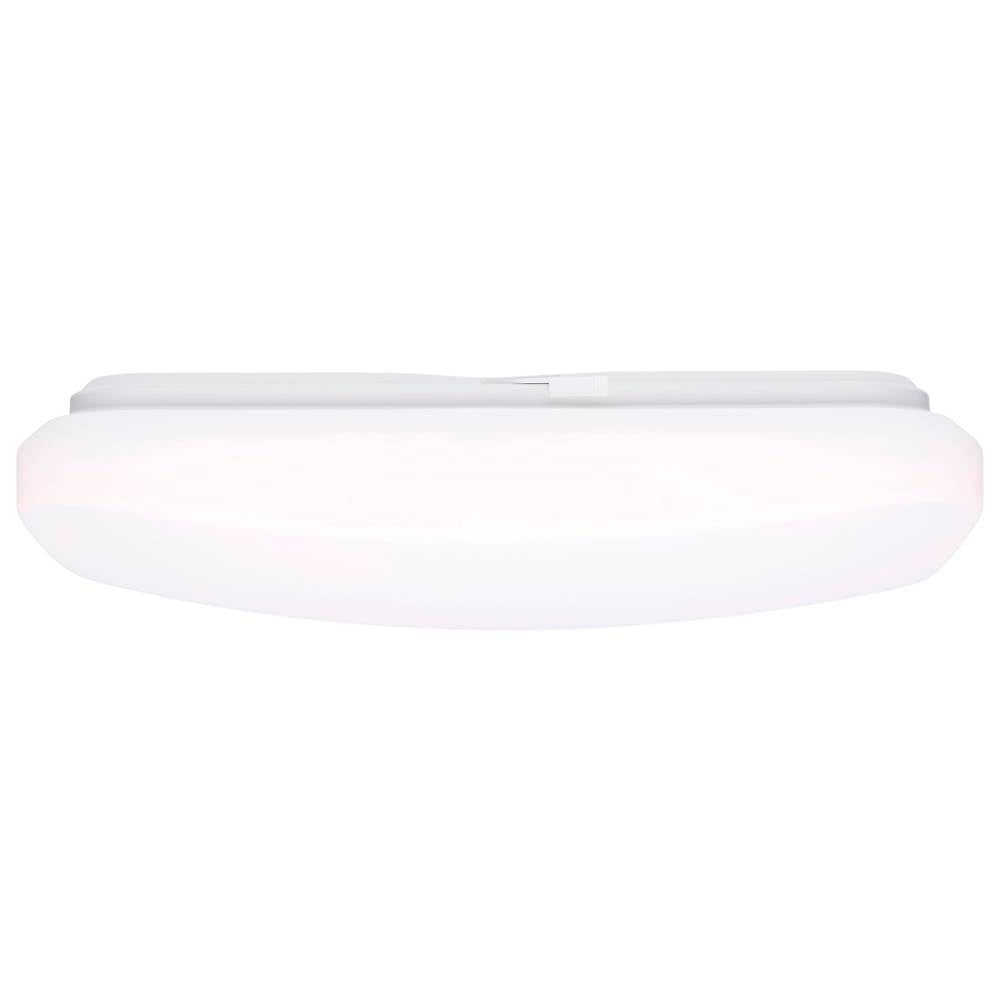 Nuvo 62-1857 White 14 Inch Led Cloud Fixture With Sensor - 17 Watts - 27k/30k/35k/40k/50k Cct Selectable - Square Shape - White Finish - 120 Volt Image 8