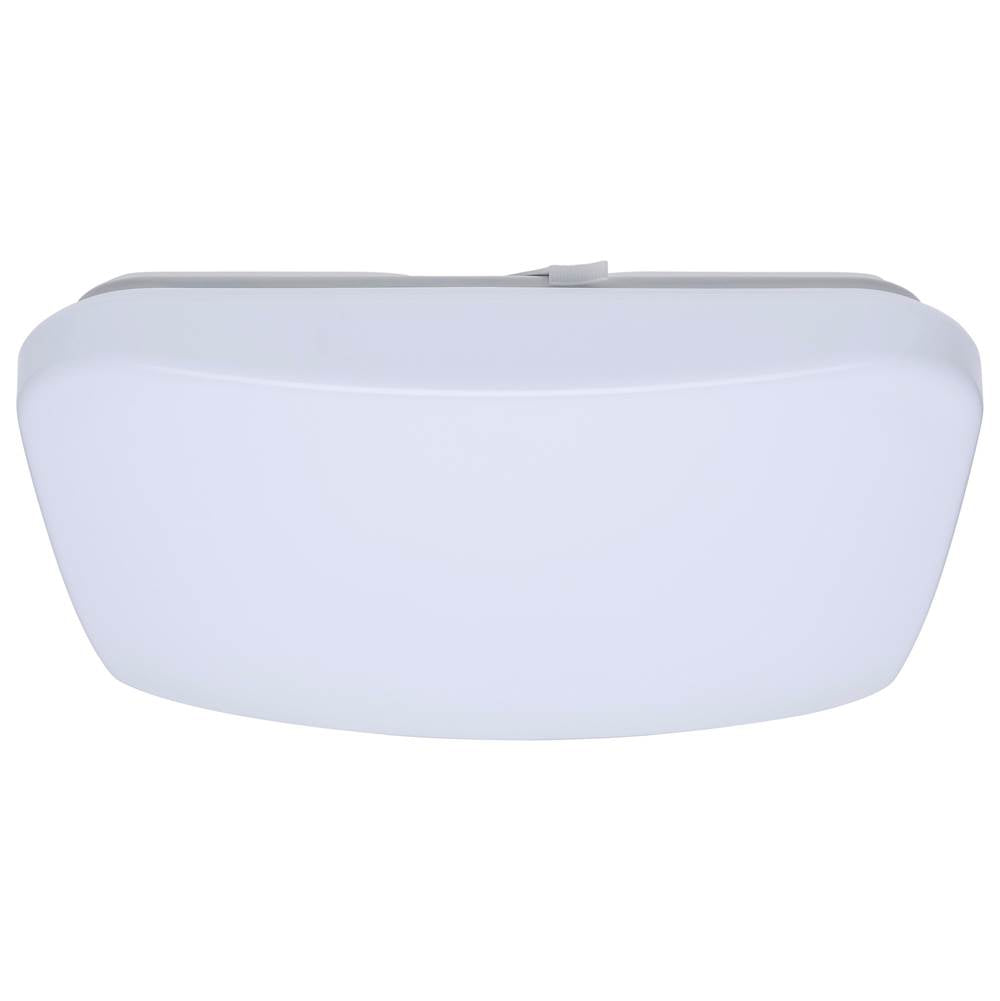 Nuvo 62-1857 White 14 Inch Led Cloud Fixture With Sensor - 17 Watts - 27k/30k/35k/40k/50k Cct Selectable - Square Shape - White Finish - 120 Volt Image 7