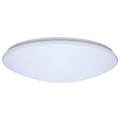 Nuvo 62-1858 White 19 Inch Led Cloud Fixture - 25 Watts - 27k/30k/35k/40k/50k Cct Selectable - Round Shape - White Finish - 120 Volt Image 1