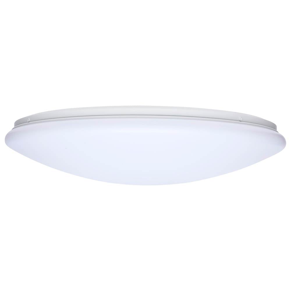 Nuvo 62-1858 White 19 Inch Led Cloud Fixture - 25 Watts - 27k/30k/35k/40k/50k Cct Selectable - Round Shape - White Finish - 120 Volt Image 9