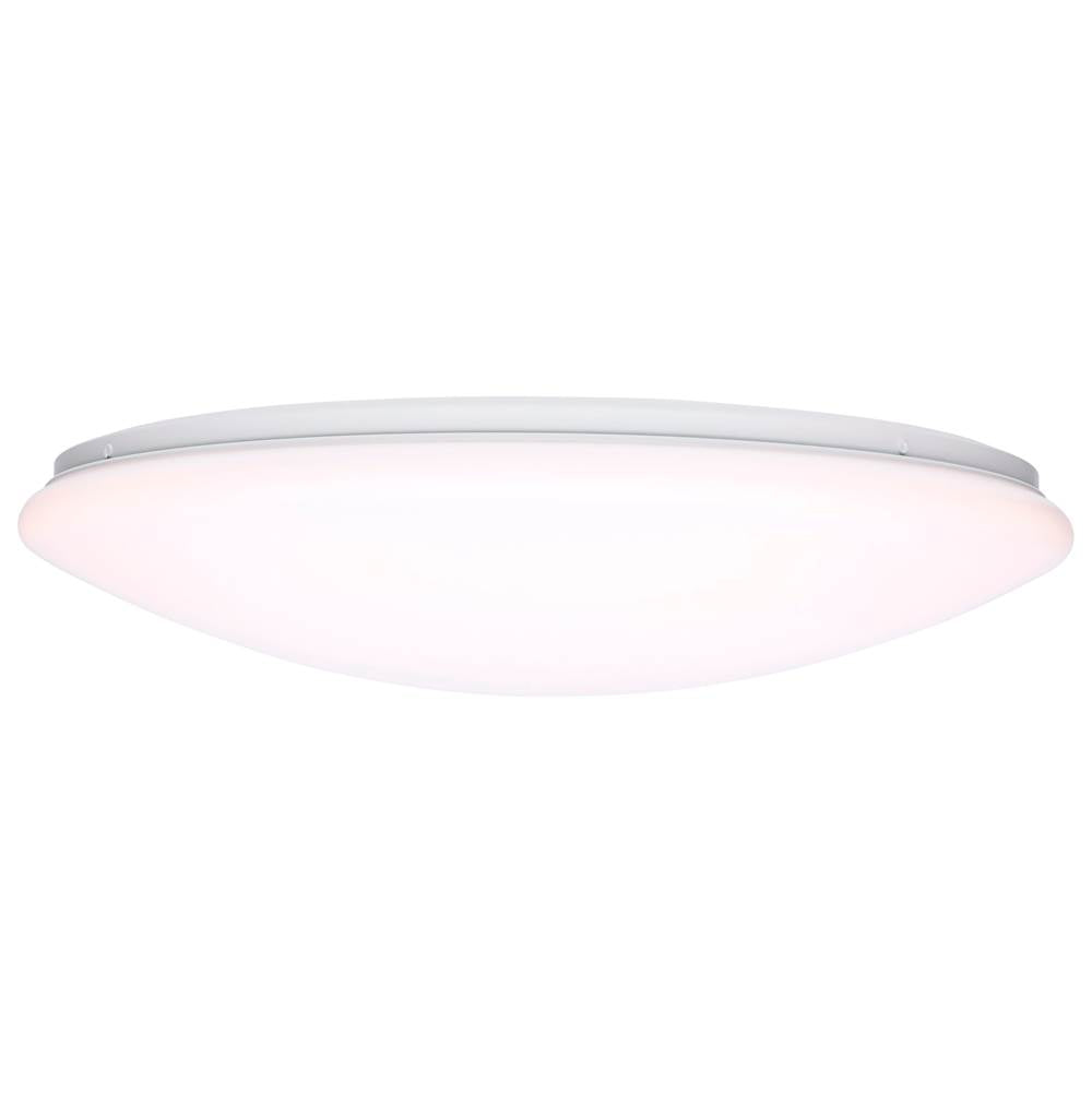 Nuvo 62-1859 White 19 Inch Led Cloud Fixture With Sensor - 25 Watts - 27k/30k/35k/40k/50k Cct Selectable - Round Shape - White Finish - 120 Volt Image 8