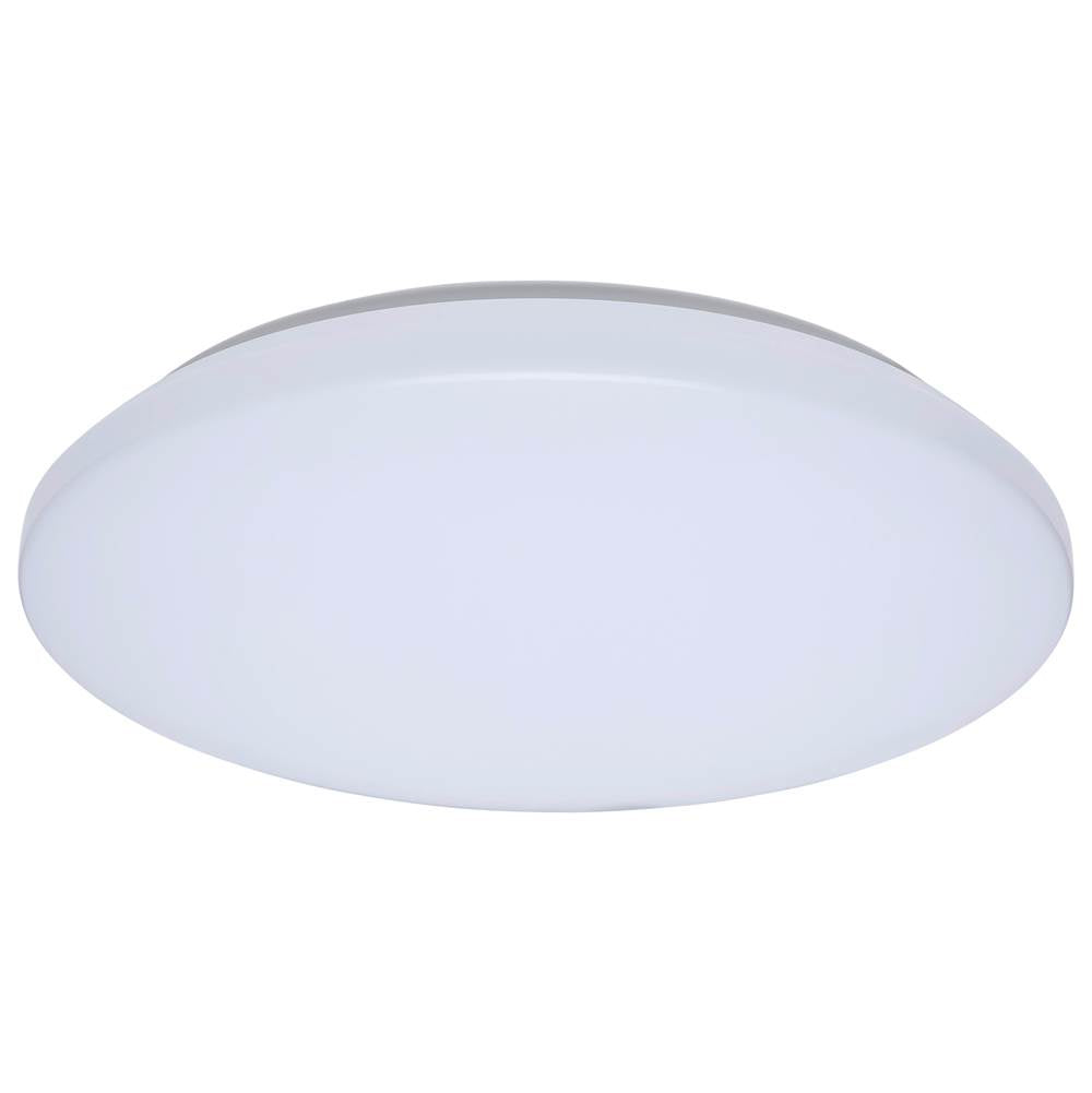 Nuvo 62-1861 White 14 Inch Led Cloud Fixture - 17 Watts - 27k/30k/35k/40k/50k Cct Selectable - White Finish - Round Shape - 120-277 Ranged Voltage Image 7