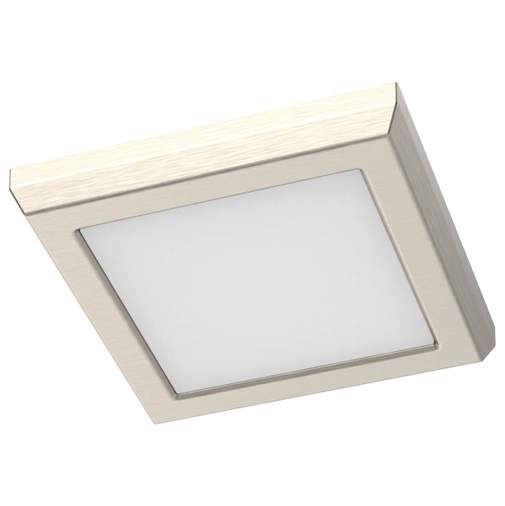 Nuvo  Blink 8w Led 5'' Sq Br. Nickel