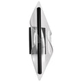 Nuvo Geneva; 24 Inch Led Large Wall Sconce; Matte Black; Silk Screened Acrylic Lens